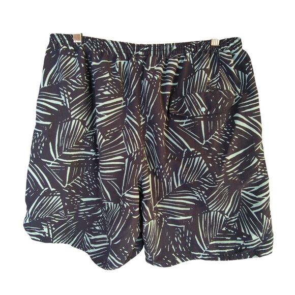 Patagonia Swim Shorts Mens L Blue Fern Baggies Lined Pockets Drawstring - Picture 10 of 10